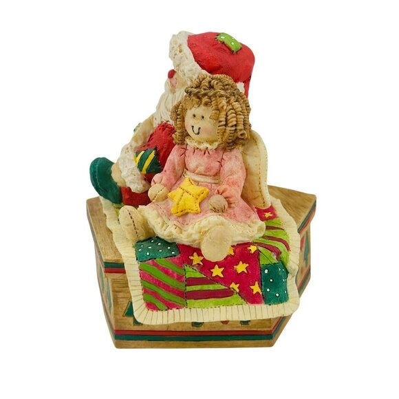 Vtg San Francisco Music Box Company Keep Christmas In Your Heart Santa Tested - Picture 2 of 10